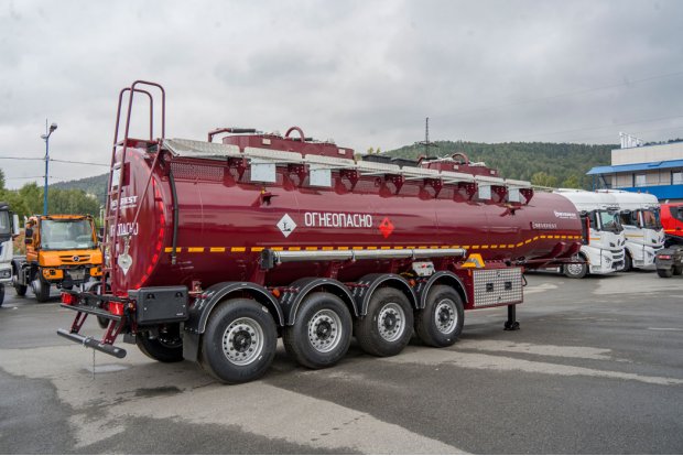 Полуприцеп-цистерна ППЦ 32К-42ЛЛ-4НР SEVEREST высота ССУ 1150 мм, рекуперация, насос, дисковые тормоза