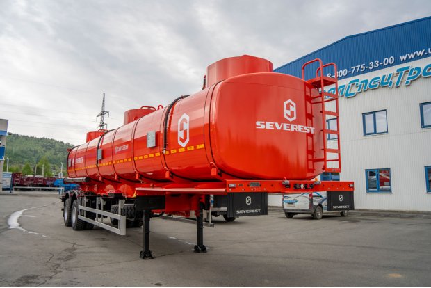 Полуприцеп цистерна для ГСМ (бензовозы) рамная ППЦ 40П-24Д-3 УСТ 9465 прямая рама