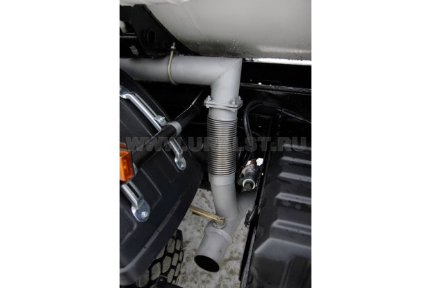 Вывод выхлопной трубы