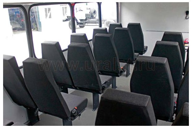 Салон вахтового автобуса