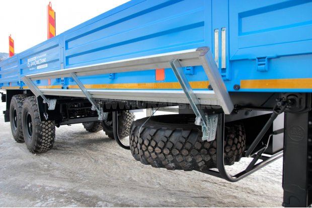 Поворотная боковая алюминивая защита корзины ДЗК