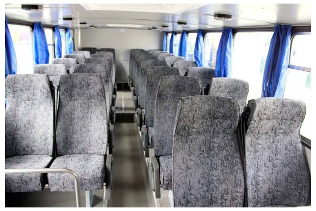 Салон вахтового автобуса Урал