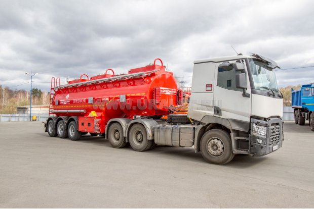 Полуприцеп цистерна ППЦ 26К-32-3Н BPW УСТ 9465 безрамная, пневмоподвеска