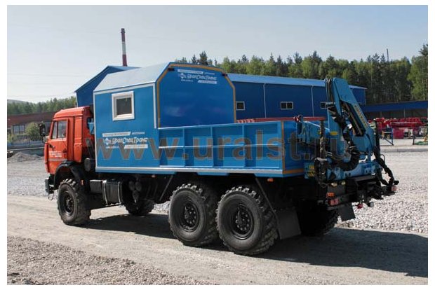 Грузопассажирский автомобиль Камаз с КМУ