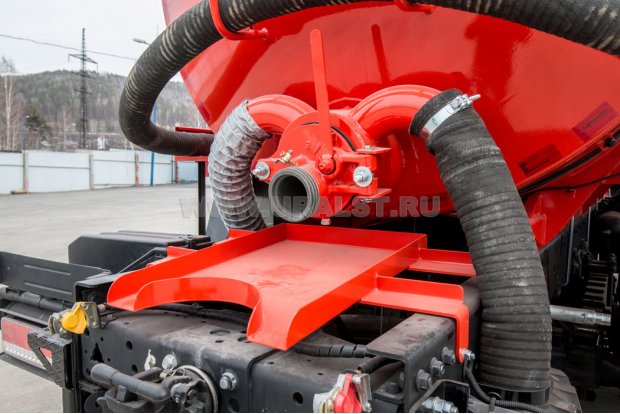 Обогревом лючка выхлопными газами