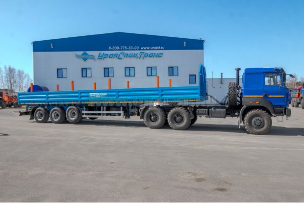 Полуприцеп бортовой ППБ 30-32Л-12К SAF УСТ 9465