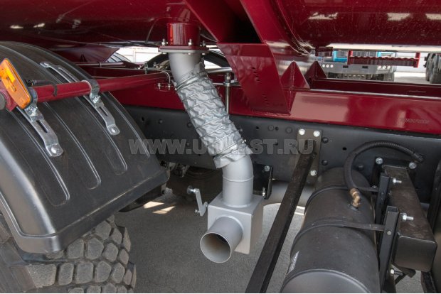 Обогрев емкости отработавшими газами