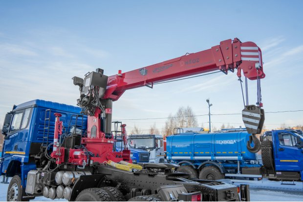 Кран-манипулятор HUBEI SQ8S4