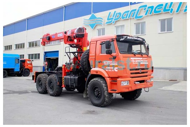 Седельный тягач с КМУ Kanglim KS1256G-II