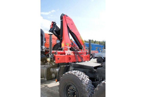 Седельный тягач Камаз с КМУ Palfinger РK-15500