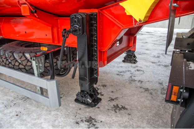 Опорное устройство с двумя телескопическими секциями