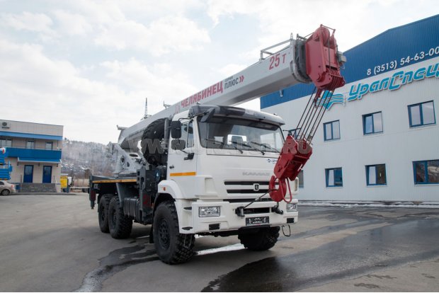 Автокран Челябинец Камаз 43118-50