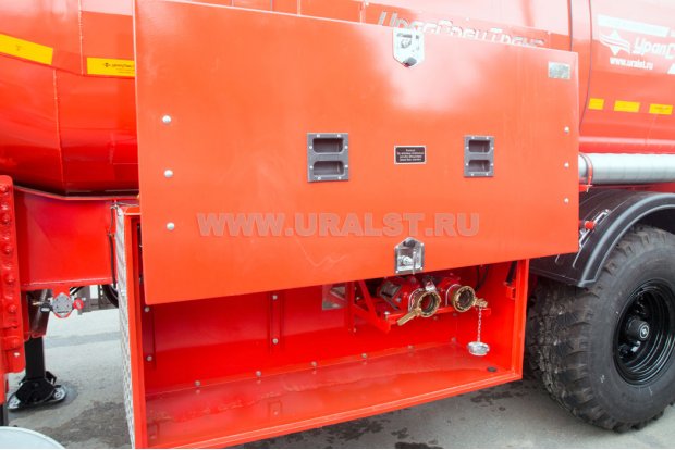 Отсек слива из цистерны