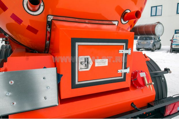 Задний отсек слива утепленный