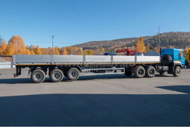 Полуприцеп бортовой ППБ 30Б-32Л-14 УСТ 9465, алюминиевые борта