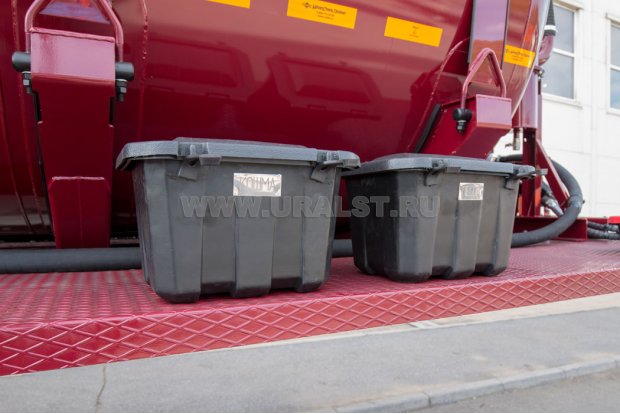 Ящик для песка. Кошма