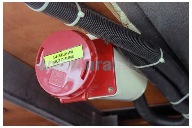 Разъем для подключения внешнего источника питания