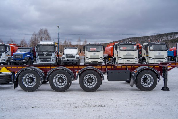 Оси полуприцепа