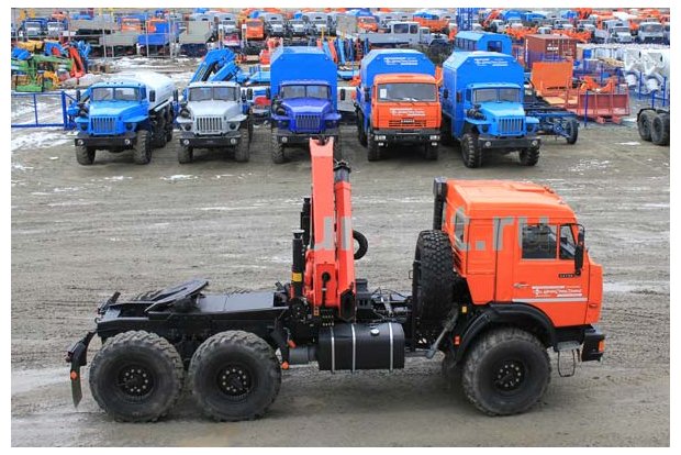 Тягач Камаз с Palfinger РK-18500