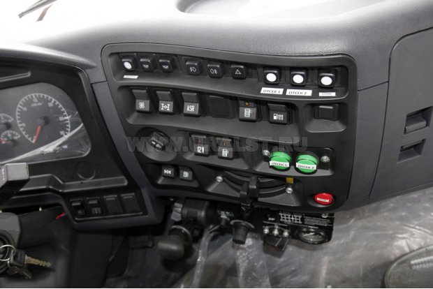 Управление насосной установкой из кабины водителя