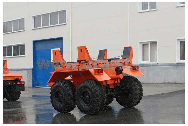 Прицеп-роспуск трубоплетевозный ПРТ 10-23 УСТ-94651 с крыльями