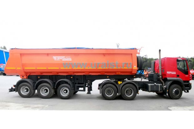 Седельный тягач IVECO-AMT 633910 и Полуприцеп самосвальный 9509