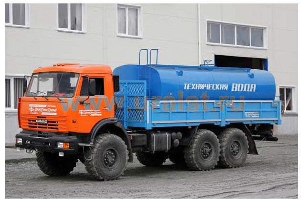Агрегат перевозки цистерны для техводы на шасси Камаз