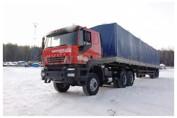 IVECO-AMT 633910  с полуприцепом бортовым