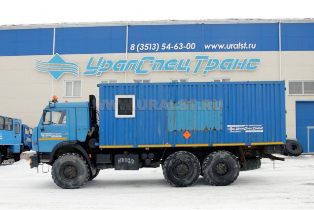 Автомобиль для перевозки взрывчатых веществ