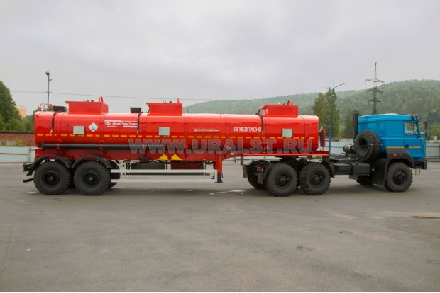 Полуприцеп цистерна ППЦ 30-23-3 УСТ 9465 рамная