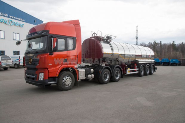 Седельный тягач SHACMAN SX42584V324 + Полуприцеп цистерна  ППЦН 30КТ-32ПТ УСТ 9465