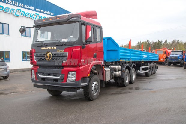 Автопоезд Седельный Тягач SHACMAN (ШАКМАН) SX42586V385 + ППБ 35Б-31-12К