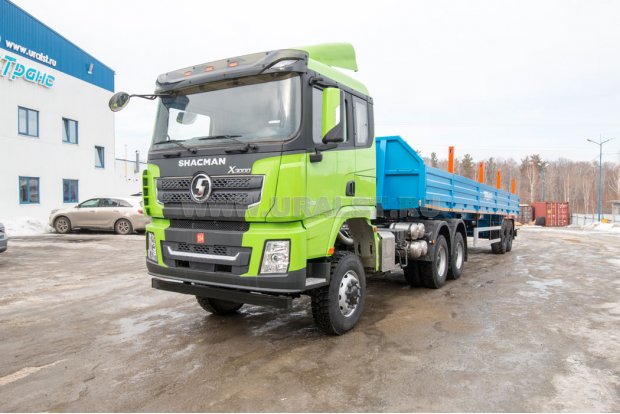 Седельный тягач SHACMAN SX42586V385 + Полуприцеп бортовой ППБ 20Б-21-12К 