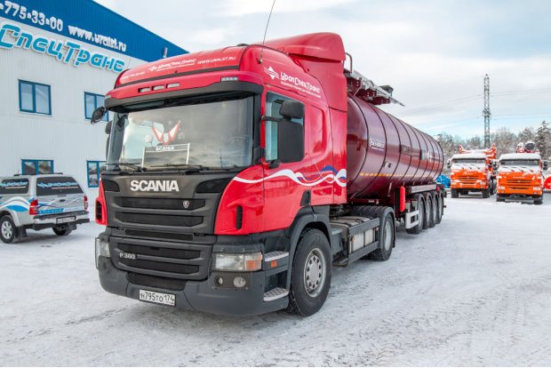 Полуприцеп-цистерна ППЦБ 30ТК-42ЛЛ SEVEREST высота ССУ 1150 мм