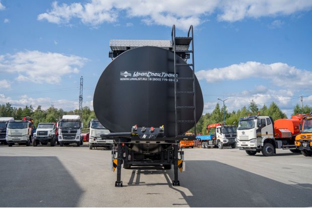 Полуприцеп-цистерна битумовоз ППЦБ 38КТ-32 УСТ 9465 термос высота ССУ 1450 мм