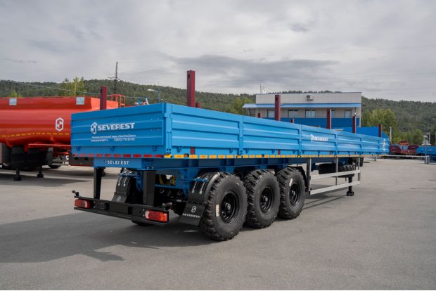 Полуприцеп бортовой ППБ 30Б-31-14К УСТ 9465 высота ССУ 1500