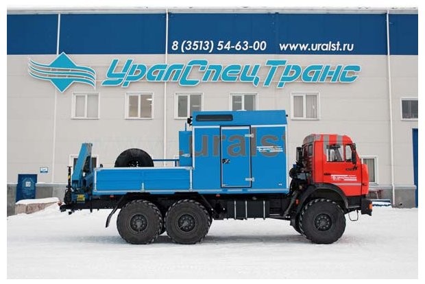 Автофургон Камаз с КМУ