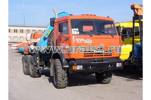 Седельный тягач Камаз 53504-46 с КМУ ИМ-150-04