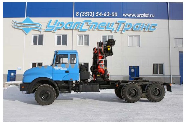 Тягач Урал 4320-58 с кран манипулятором Palfinger PK-23500