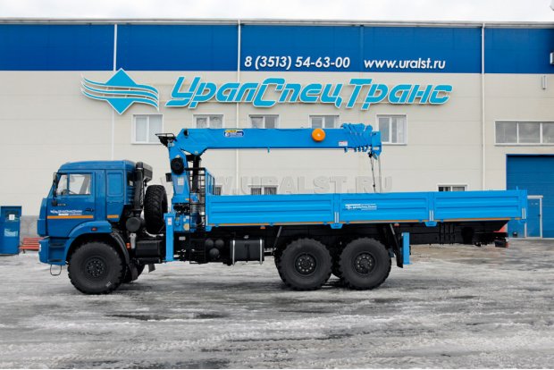 Автомобиль бортовой Камаз 43118-46 с КМУ DONGYANG SS1926