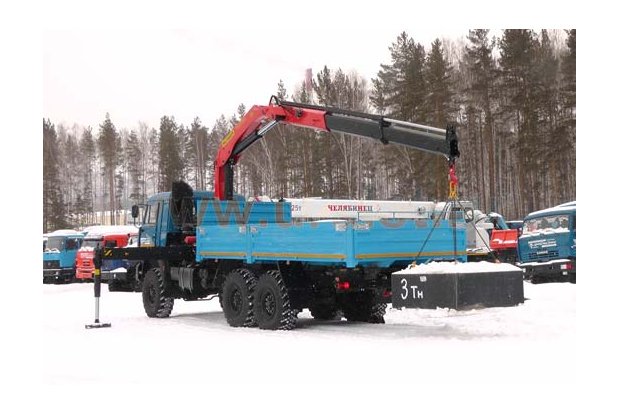 Бортовой автомобиль с КМУ Palfinger PK-23500А
