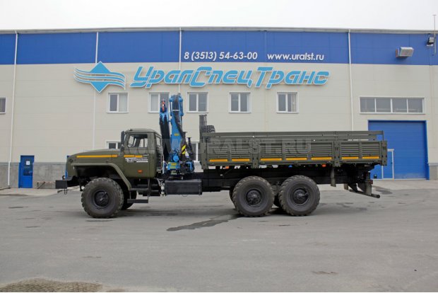 Грузовой бортовой автомобиль Урал 4320-60 с КМУ ИМ-240