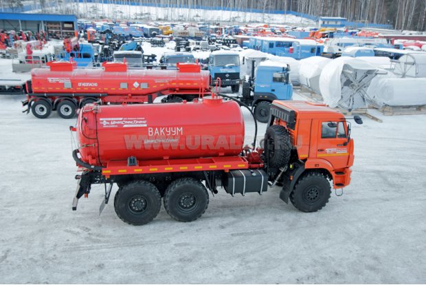 Вакуумная машина МВ-10-ОД КО УСТ-5453 Камаз 43118-50 УСТ-5453