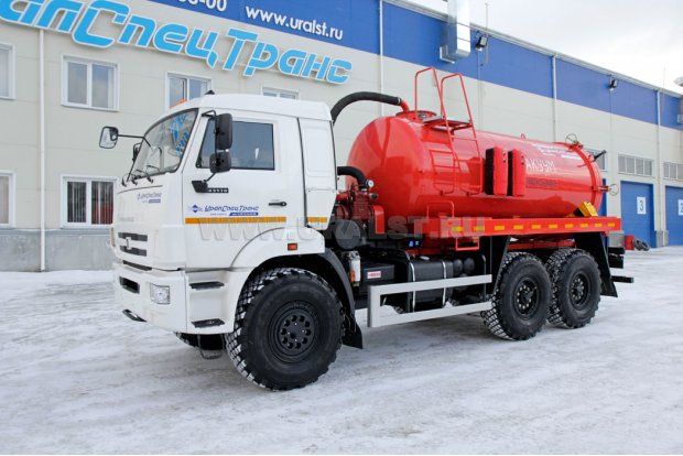 Автоцистерна вакуумная МВ-10-ОД PNR УСТ-5453