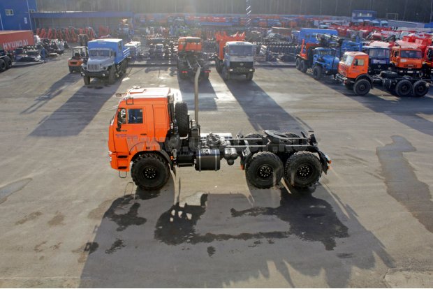 Седельный тягач Камаз, гидрофикация