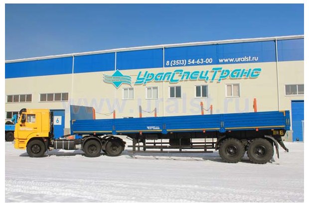 Полуприцеп бортовой 9083 с кониками