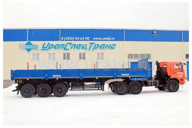 Полуприцеп бортовой 9083-10 с кониками