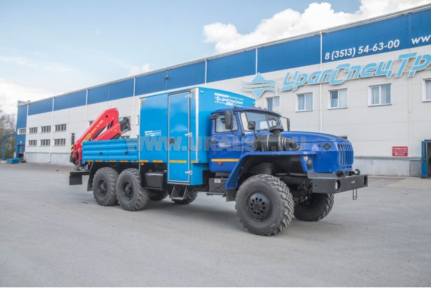 Автобус грузопассажирский ГПА с КМУ ИМ-150N УСТ 5453 Урал 4320-60Е5