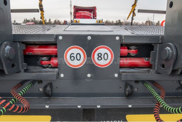 Гидропривод смещения трапа