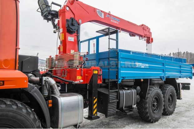 Кран-манипулятор Kanglim KS-1256G (тросовый)